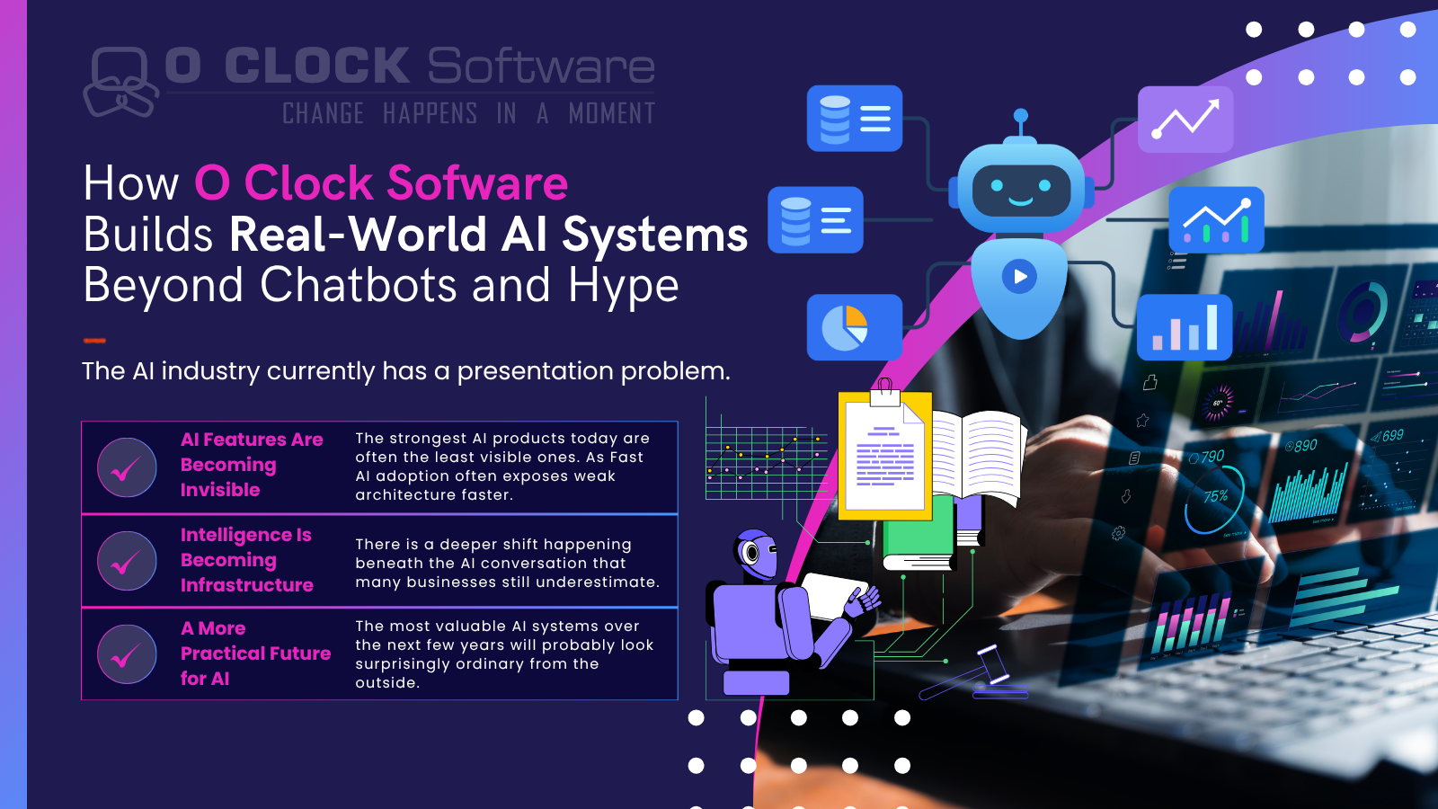 How O Clock Software Builds Real-World AI Systems Beyond Chatbots and Hype